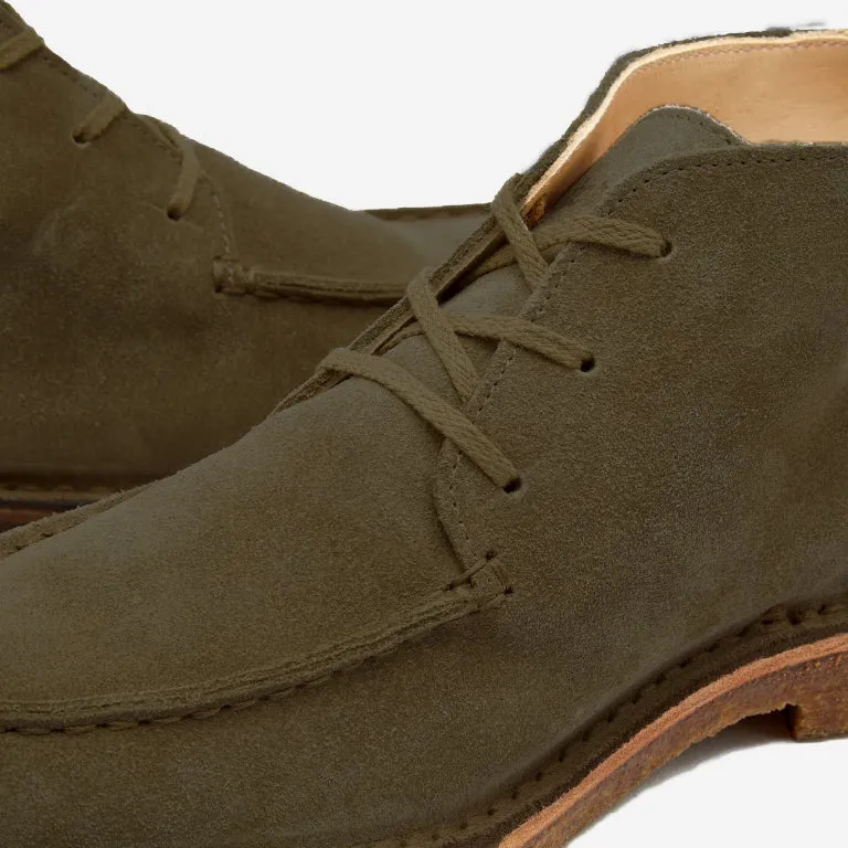 Dukeflex Suede Boots - Forest Green