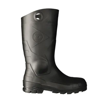 DUNLOP® 8677600.13 Chesapeake Safety Boots, 13, Black