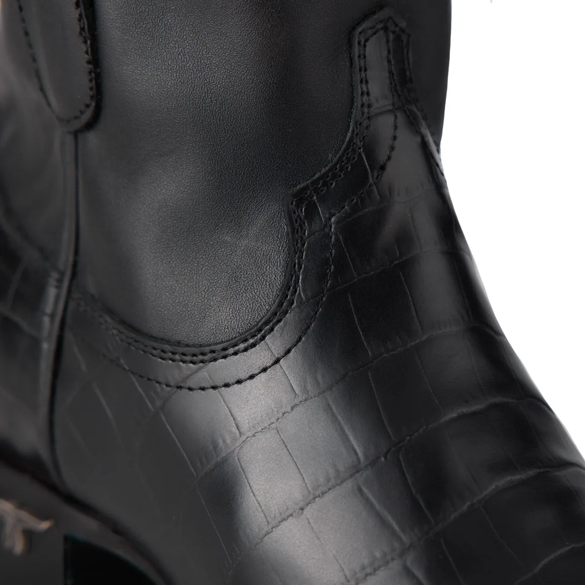 Emma Jane Bootie - Carbon Croc