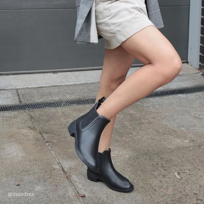 Emu - Grayson Black Womens Ankle Gumboots