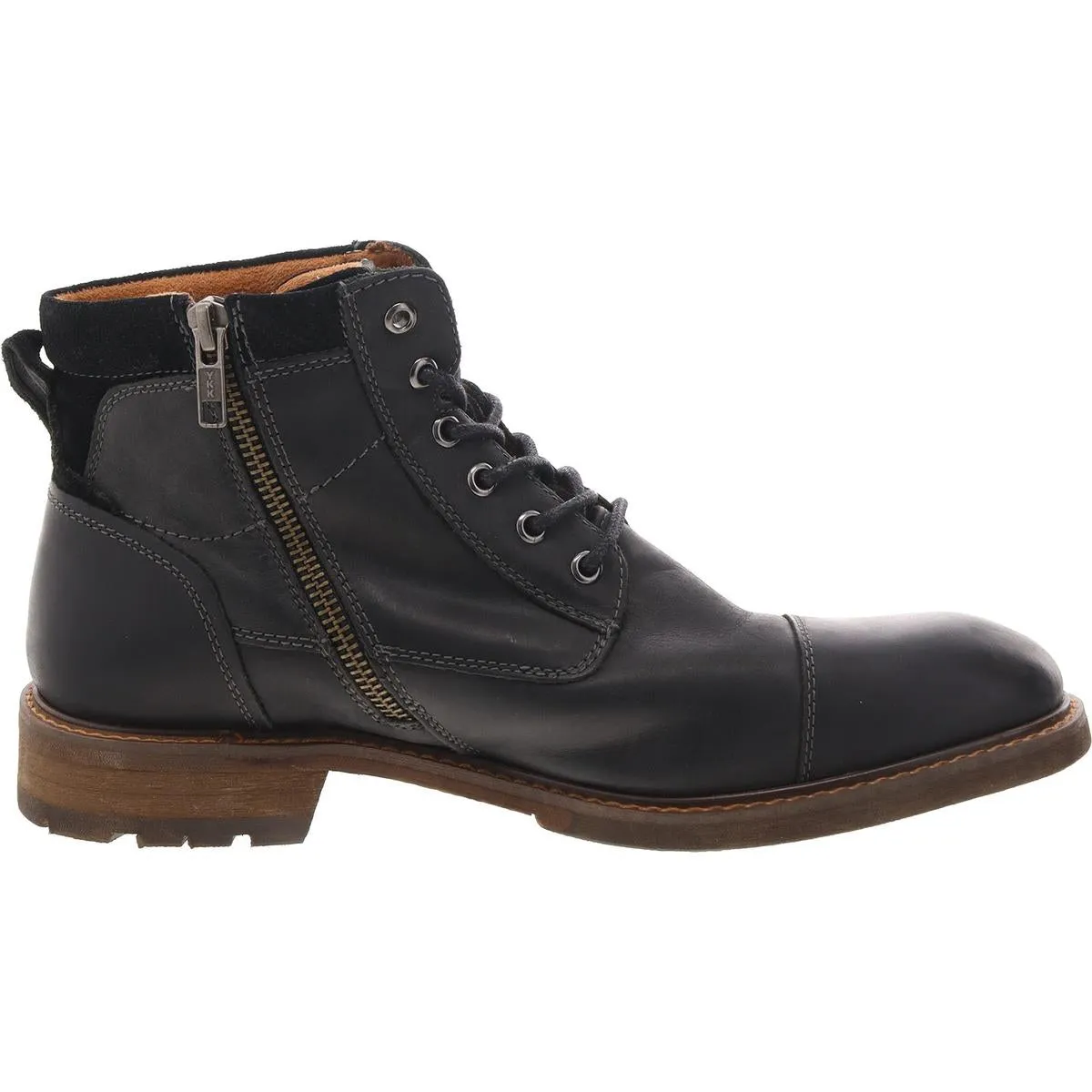 Florsheim Mens Chalet Leather Cap Toe Chukka Boots