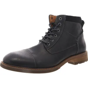 Florsheim Mens Chalet Leather Cap Toe Chukka Boots