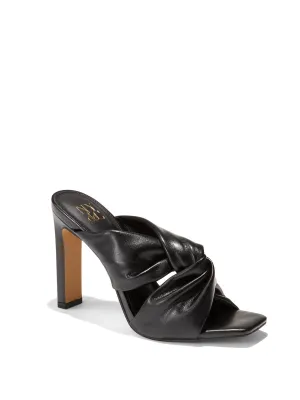 Gabby Knotted High-Heel Mule