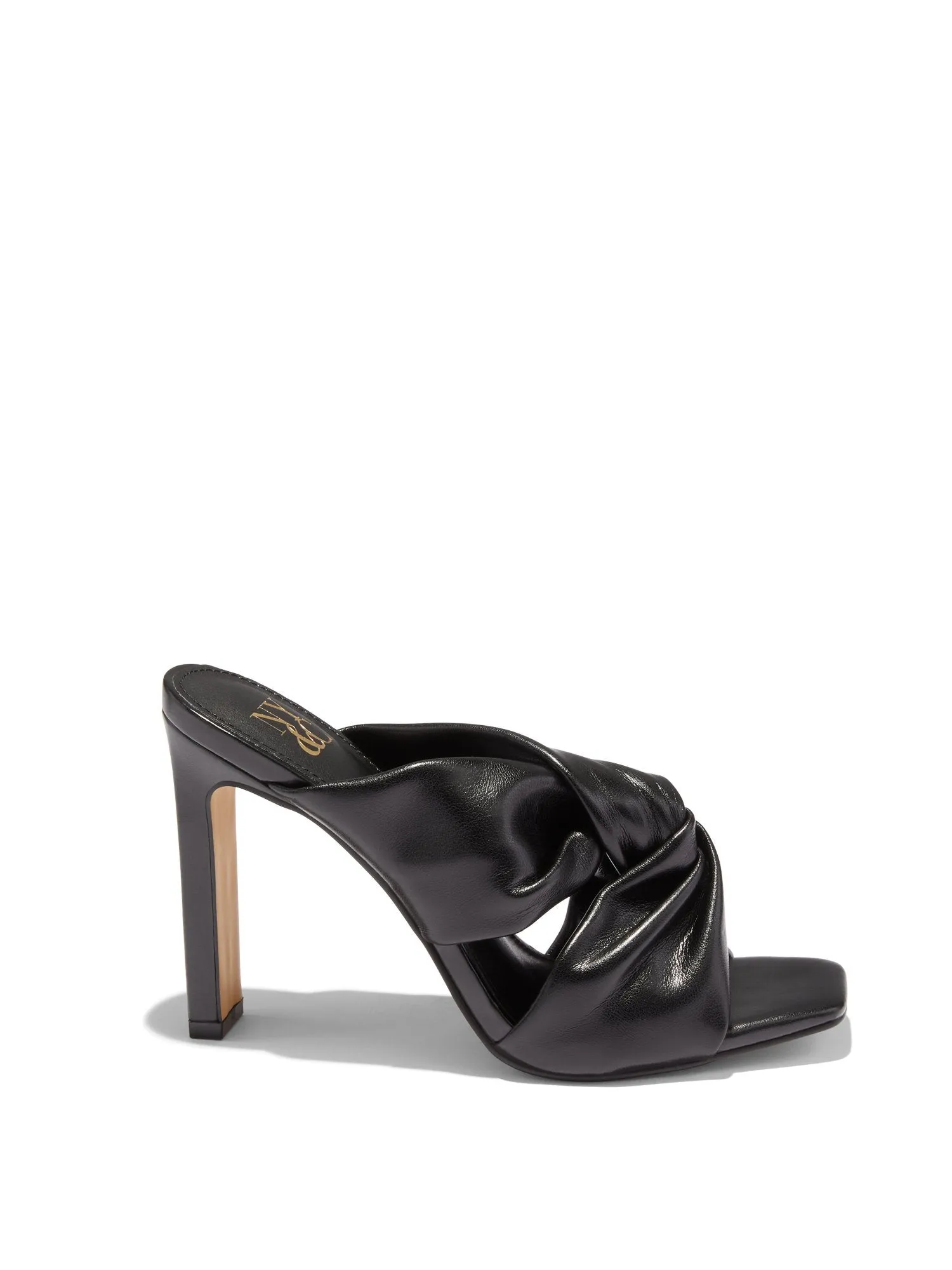 Gabby Knotted High-Heel Mule
