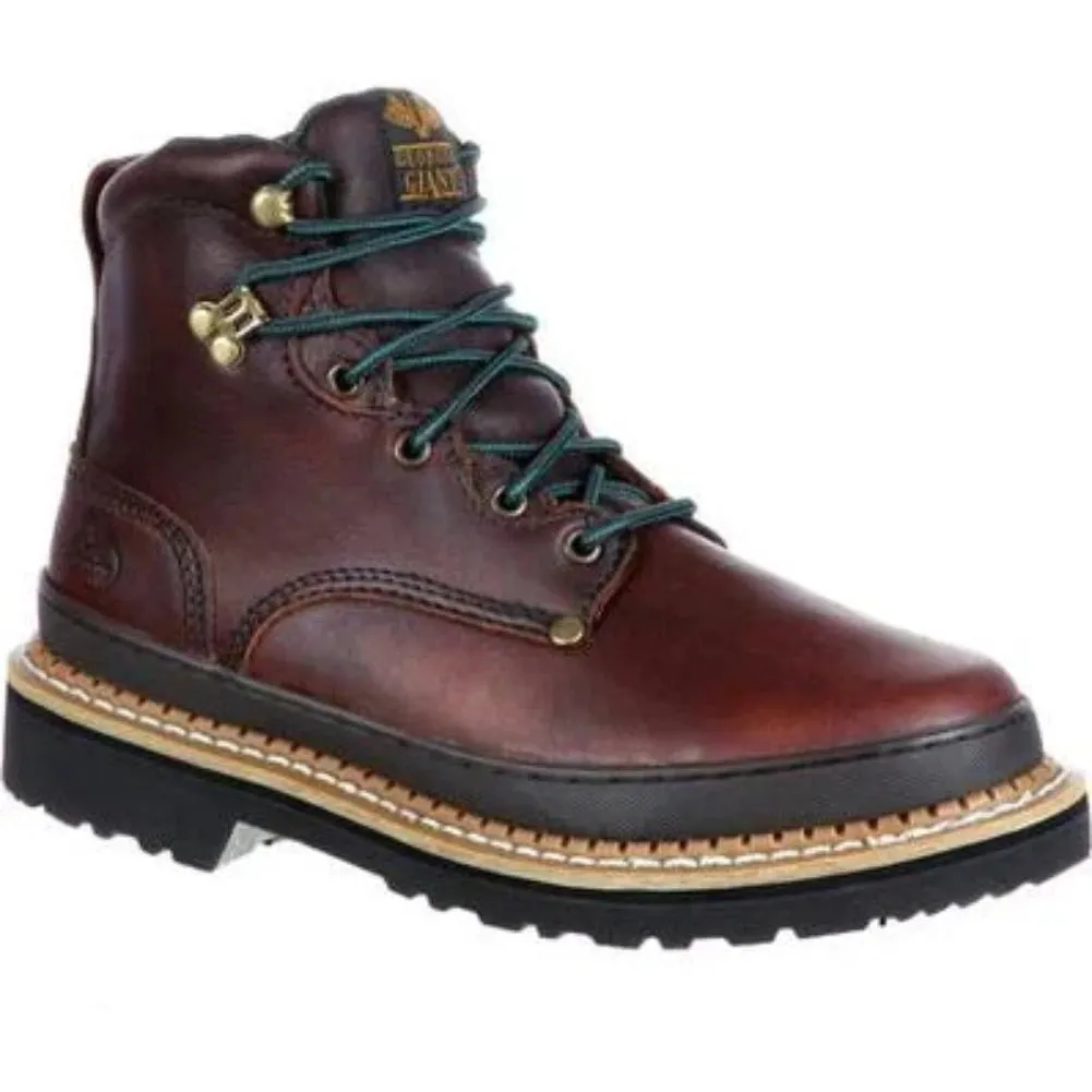 Georgia Boot Giant Men's Steel Toe Work Boots G6374 In Brown