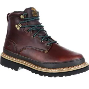 Georgia Boot Giant Men's Steel Toe Work Boots G6374 In Brown