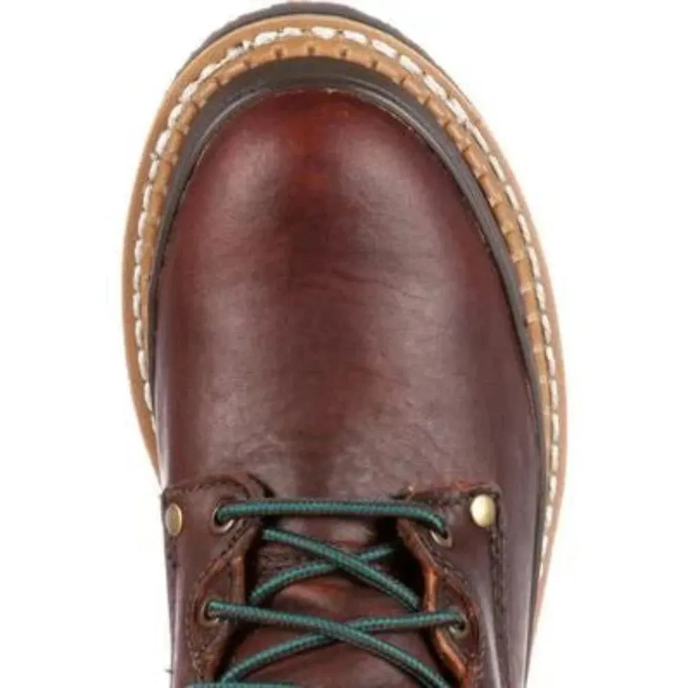 Georgia Boot Giant Men's Steel Toe Work Boots G8374 In Brown