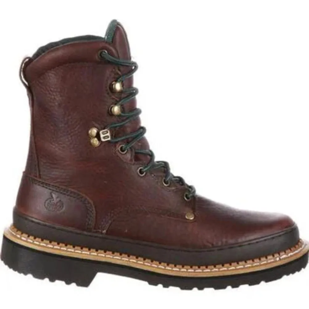 Georgia Boot Giant Men's Steel Toe Work Boots G8374 In Brown