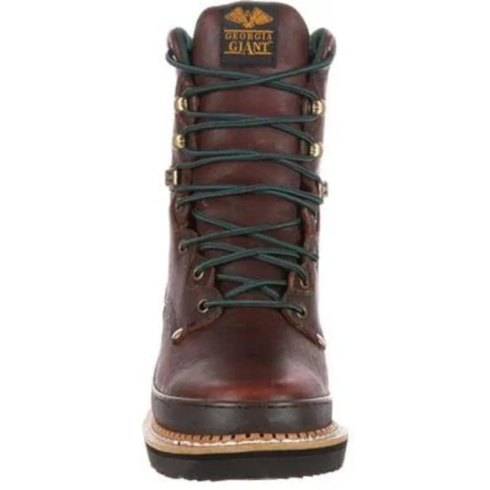 Georgia Boot Giant Men's Steel Toe Work Boots G8374 In Brown