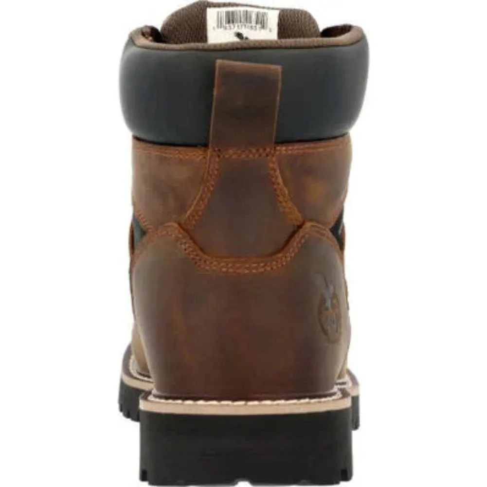 Georgia Core 37 Men's Steel Toe Waterproof Work Boots Gb00636 In Brown