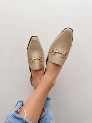 Glitz Gold Mule Slide