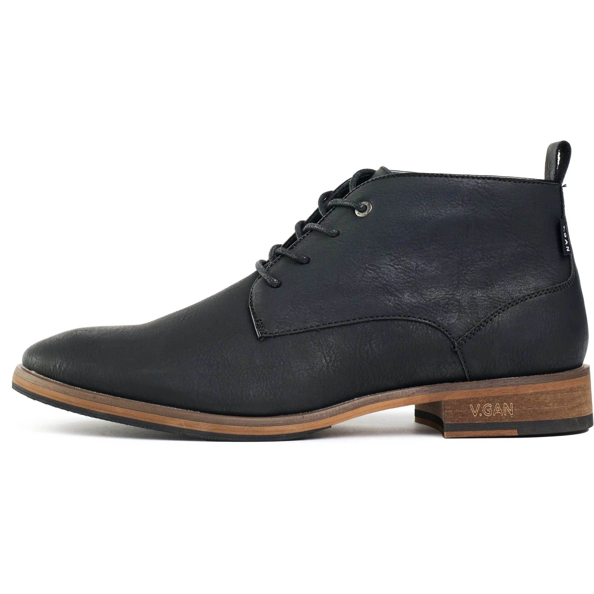 Goji 2 Men's Vegan Leather Chukka Boots | Black
