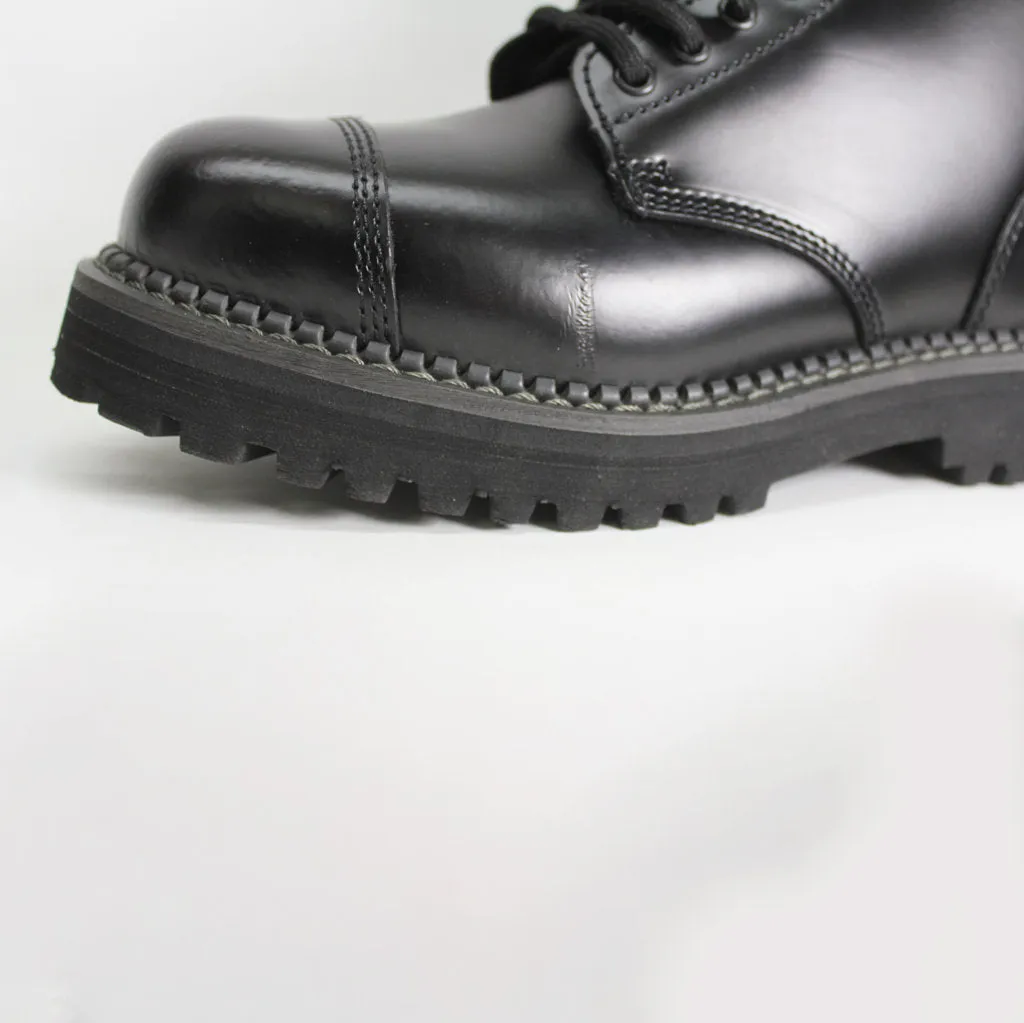 Grinders Unisex Boots Bulldog Steel Toe Lace-Up Ankle Leather - UK 8