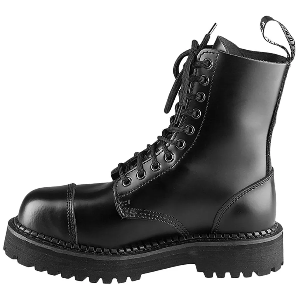 Grinders Unisex Boots Bulldog Steel Toe Lace-Up Ankle Leather - UK 8