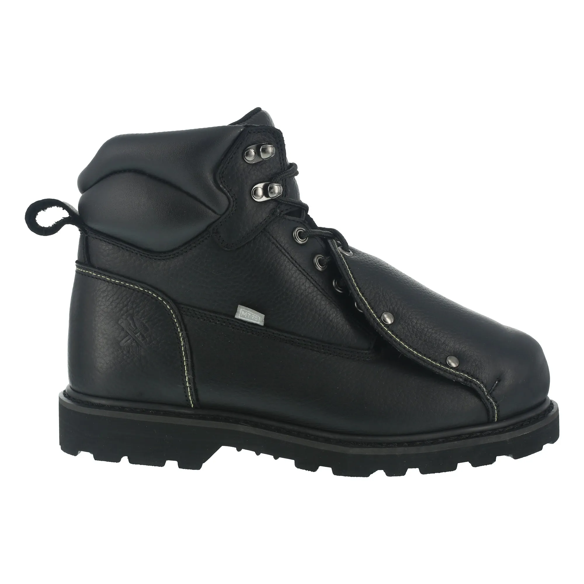 'Iron Age' Men's 6" Ground Breaker External Met Guard - Black