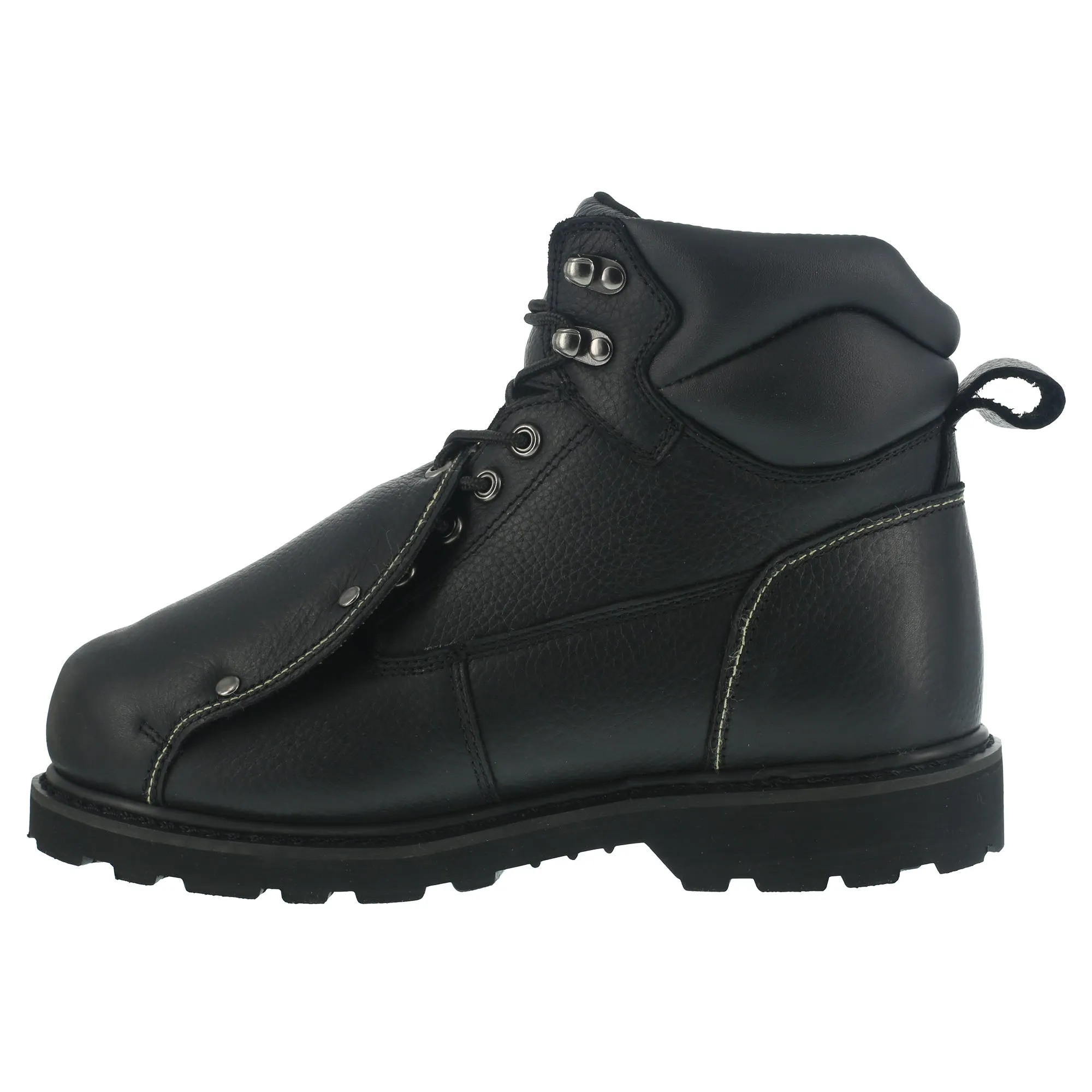 'Iron Age' Men's 6" Ground Breaker External Met Guard - Black