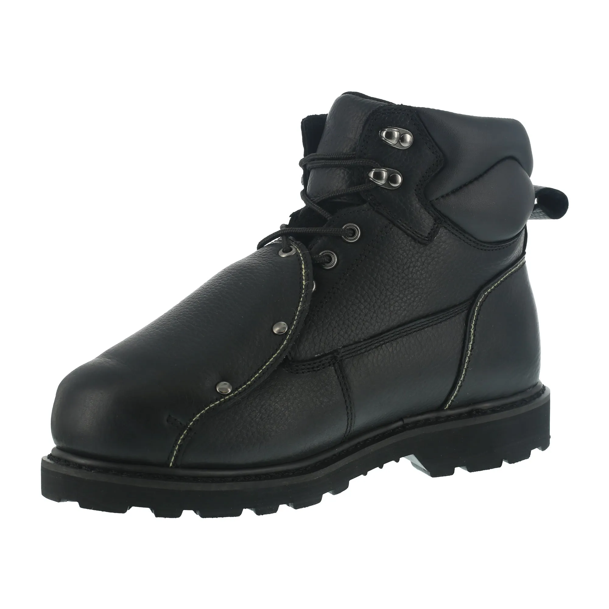 'Iron Age' Men's 6" Ground Breaker External Met Guard - Black