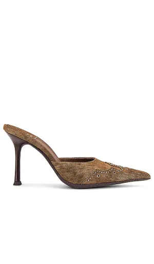 Jeffrey Campbell Bite-Me Mule in Tan