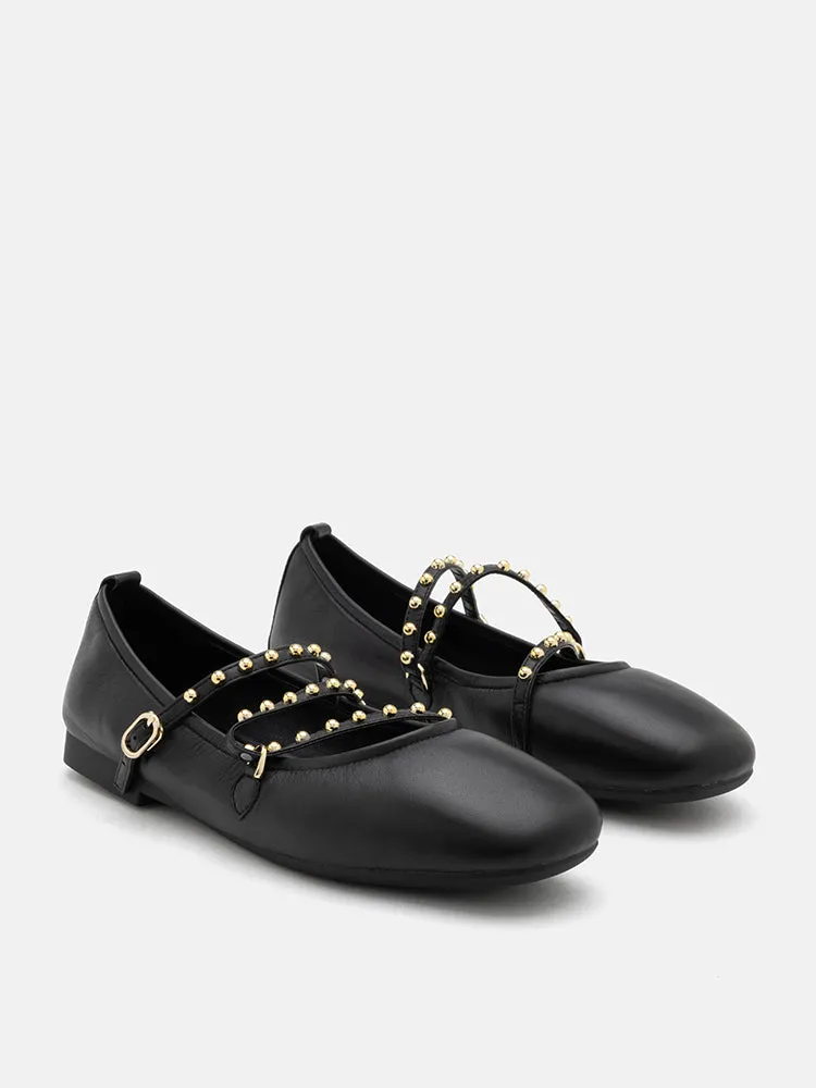 Kassandra Strappy Ballet Flats