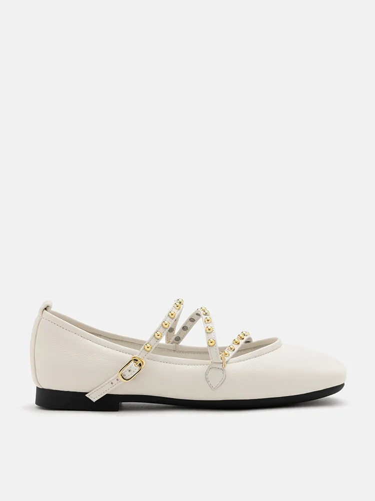 Kassandra Strappy Ballet Flats
