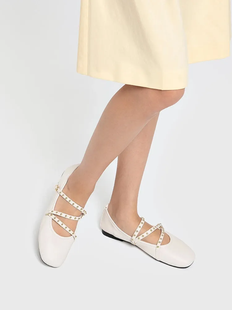 Kassandra Strappy Ballet Flats