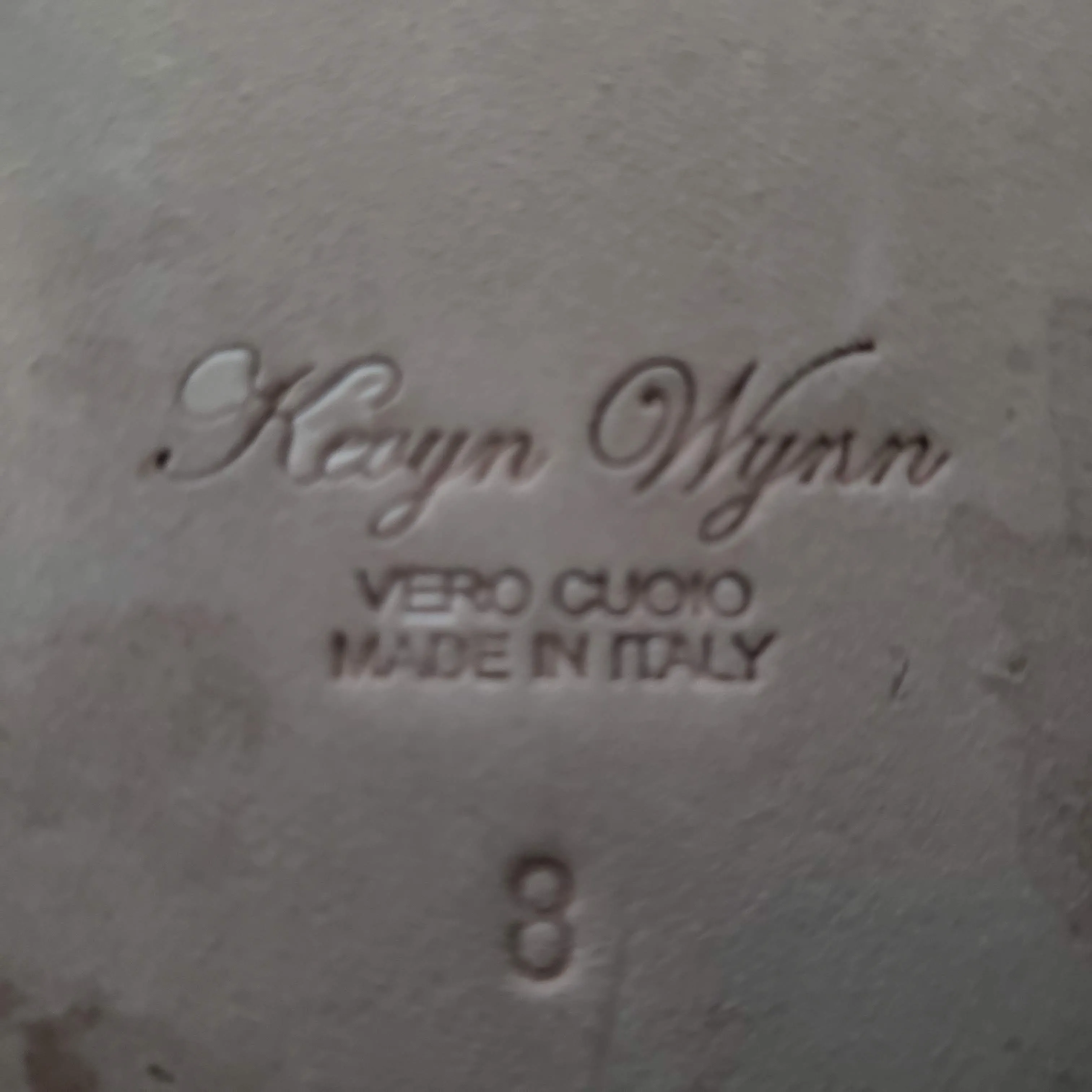 Kevin Wynn Satin Slippers Size 8