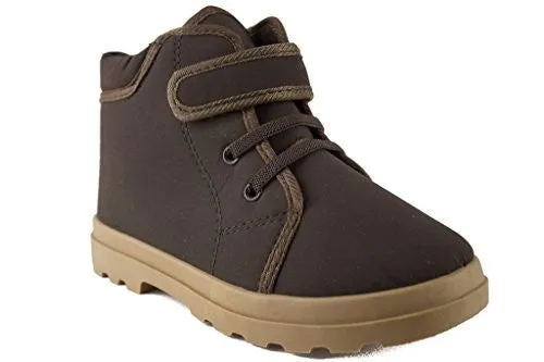 Kids 932 Boys Desert Suede Fleece Lined Chukka Boots