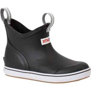 KIDS' ANKLE DECK BOOTS BLACK