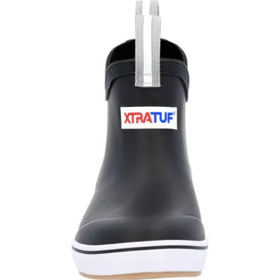 KIDS' ANKLE DECK BOOTS BLACK
