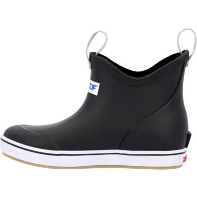 KIDS' ANKLE DECK BOOTS BLACK