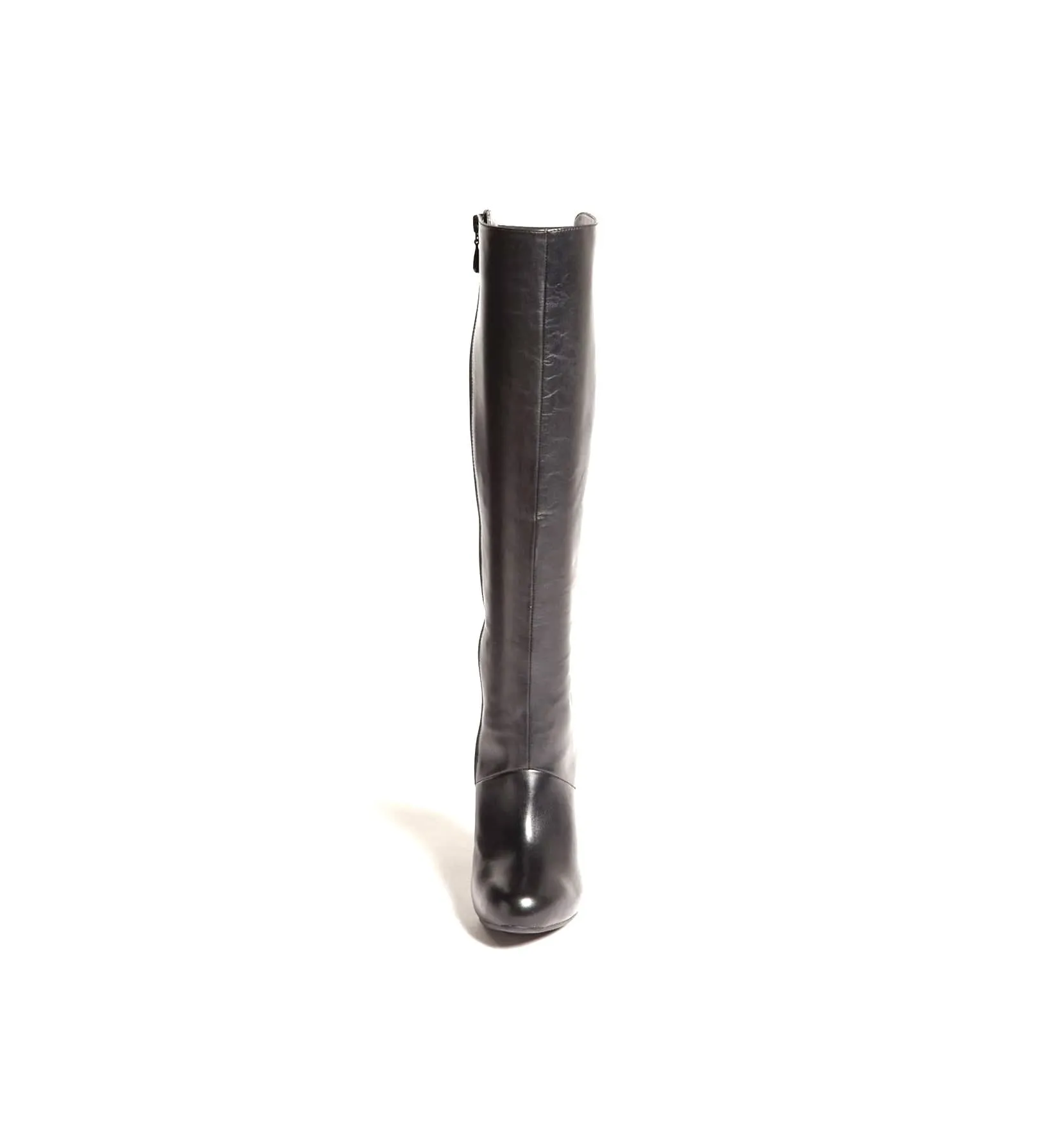 Lavendar Black Leather Me Too Boots