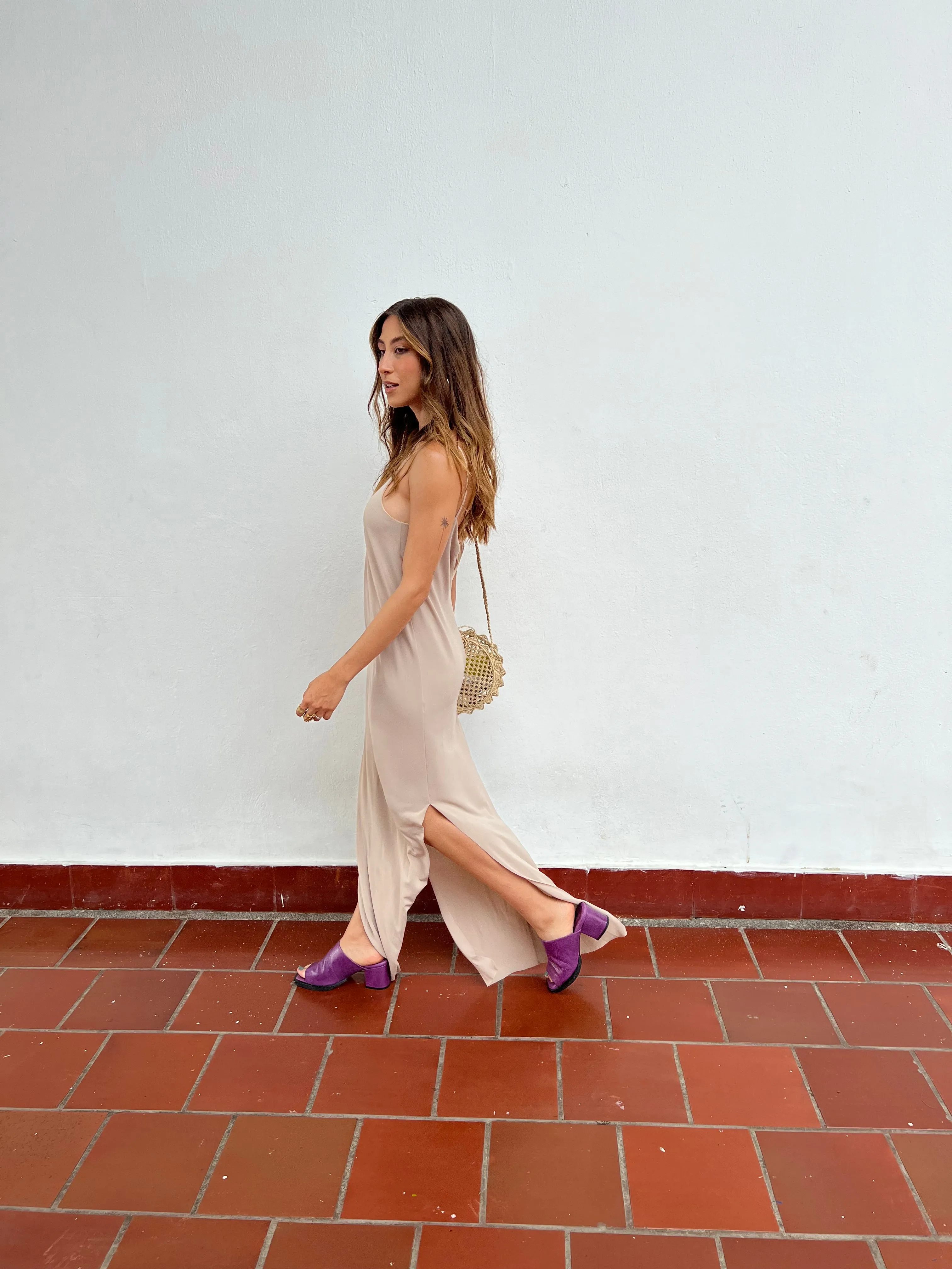 Libra Mule Sandal | Fun Dahlia