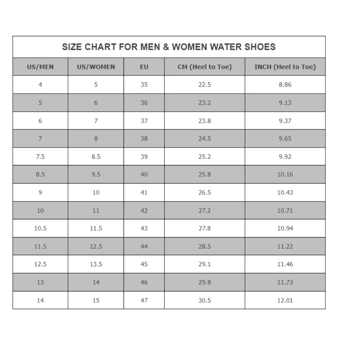 Lightweight Beach Unisex Water Shoes