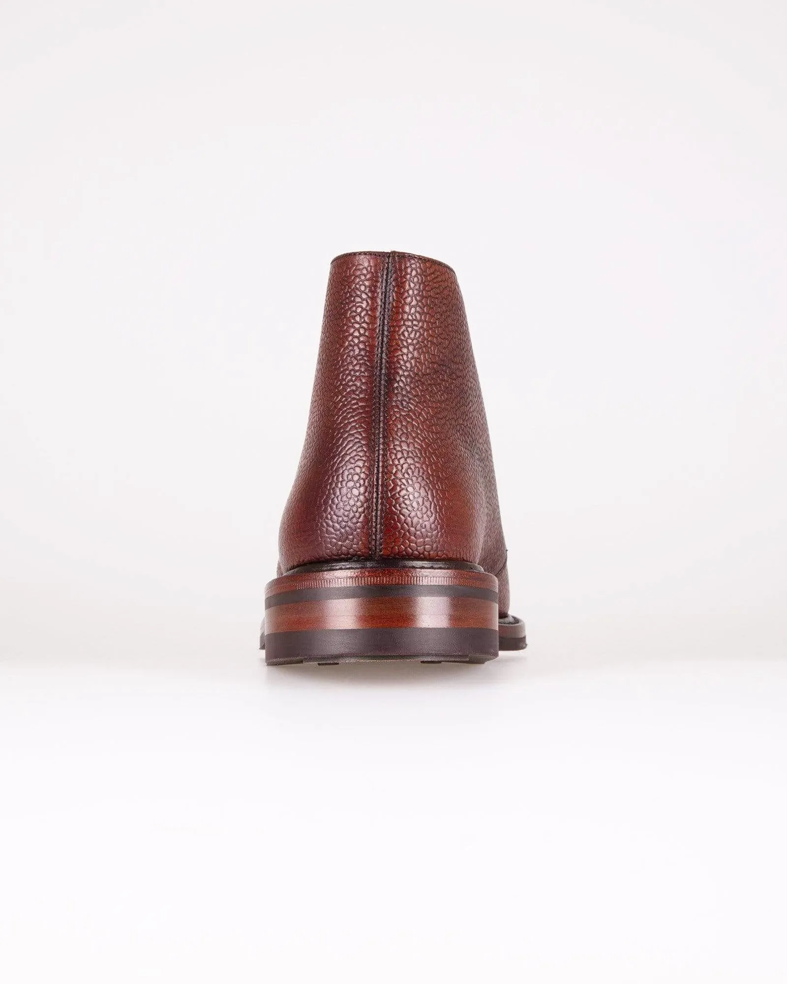 Loake 1880 Country Lytham Calf Chukka Boot - Oxblood Grain