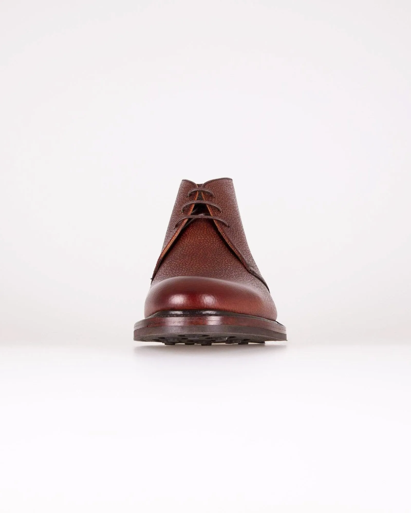 Loake 1880 Country Lytham Calf Chukka Boot - Oxblood Grain