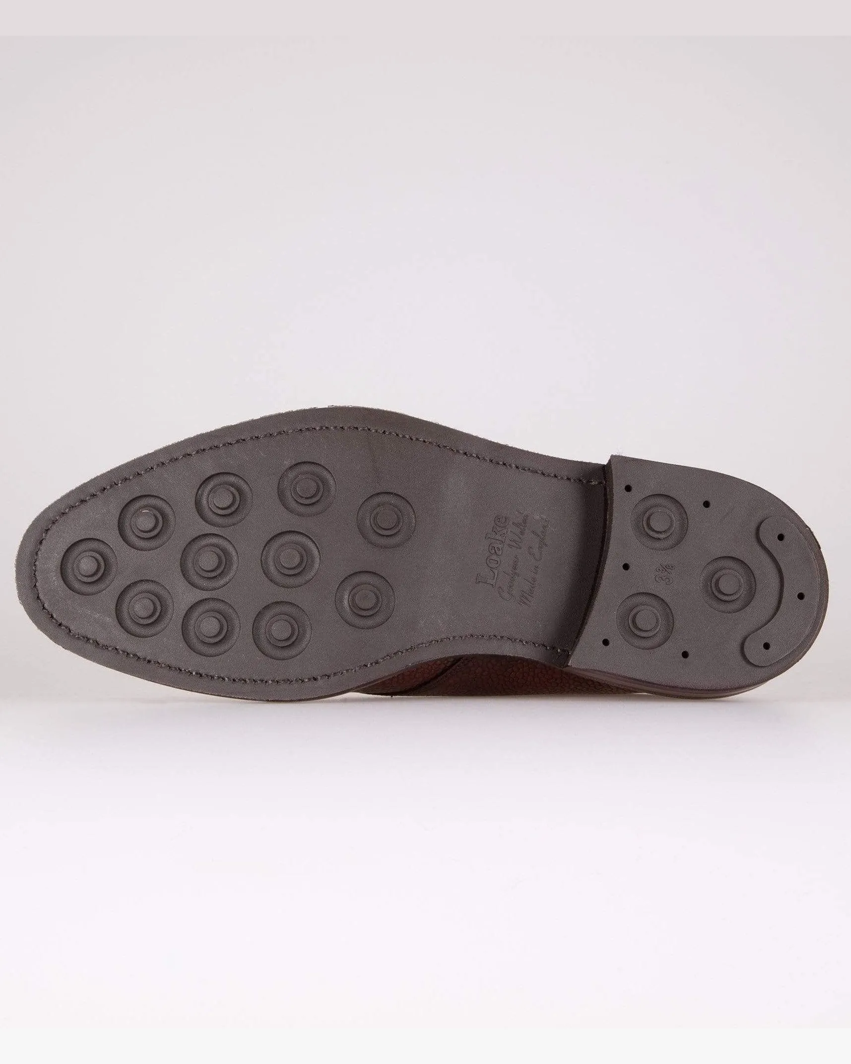 Loake 1880 Country Lytham Calf Chukka Boot - Oxblood Grain