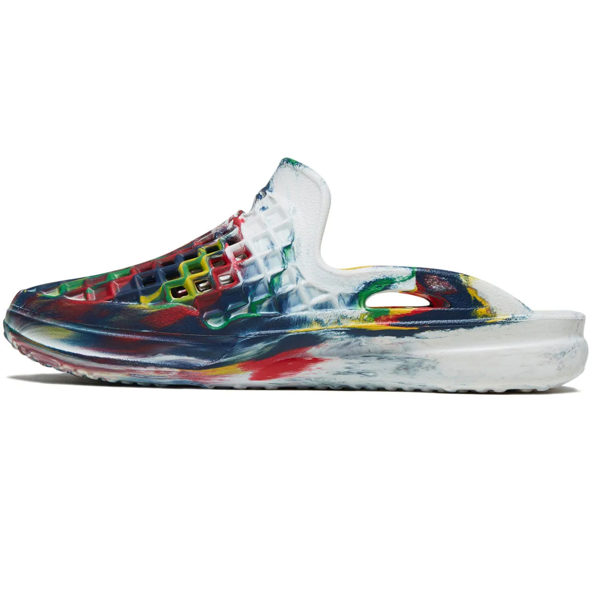 Lusso Scenario Slide Shoes - Primary Swirl