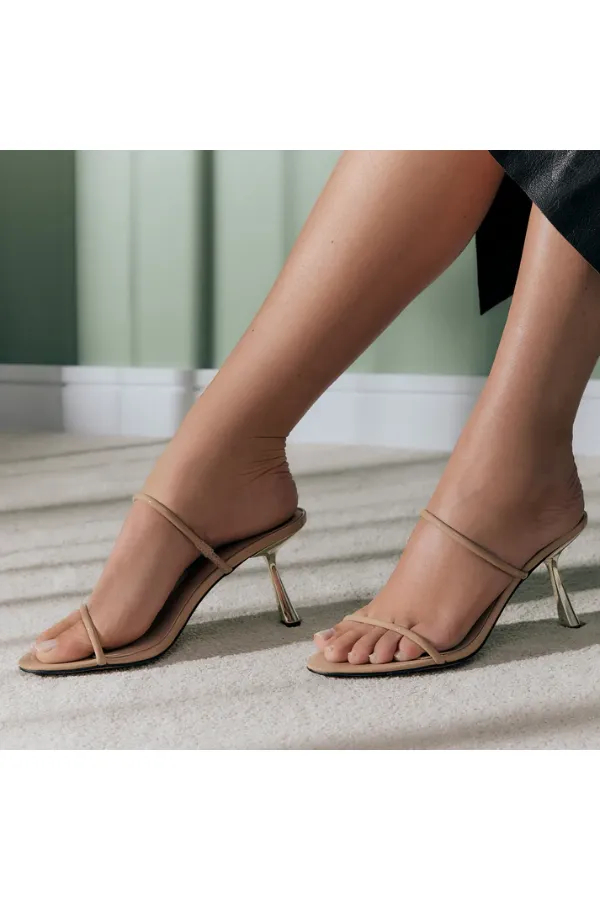 Marilyn Mule Beige