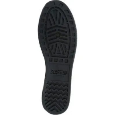 MEN'S 6" ANKLE DECK BOOTM - NAVY/RED
