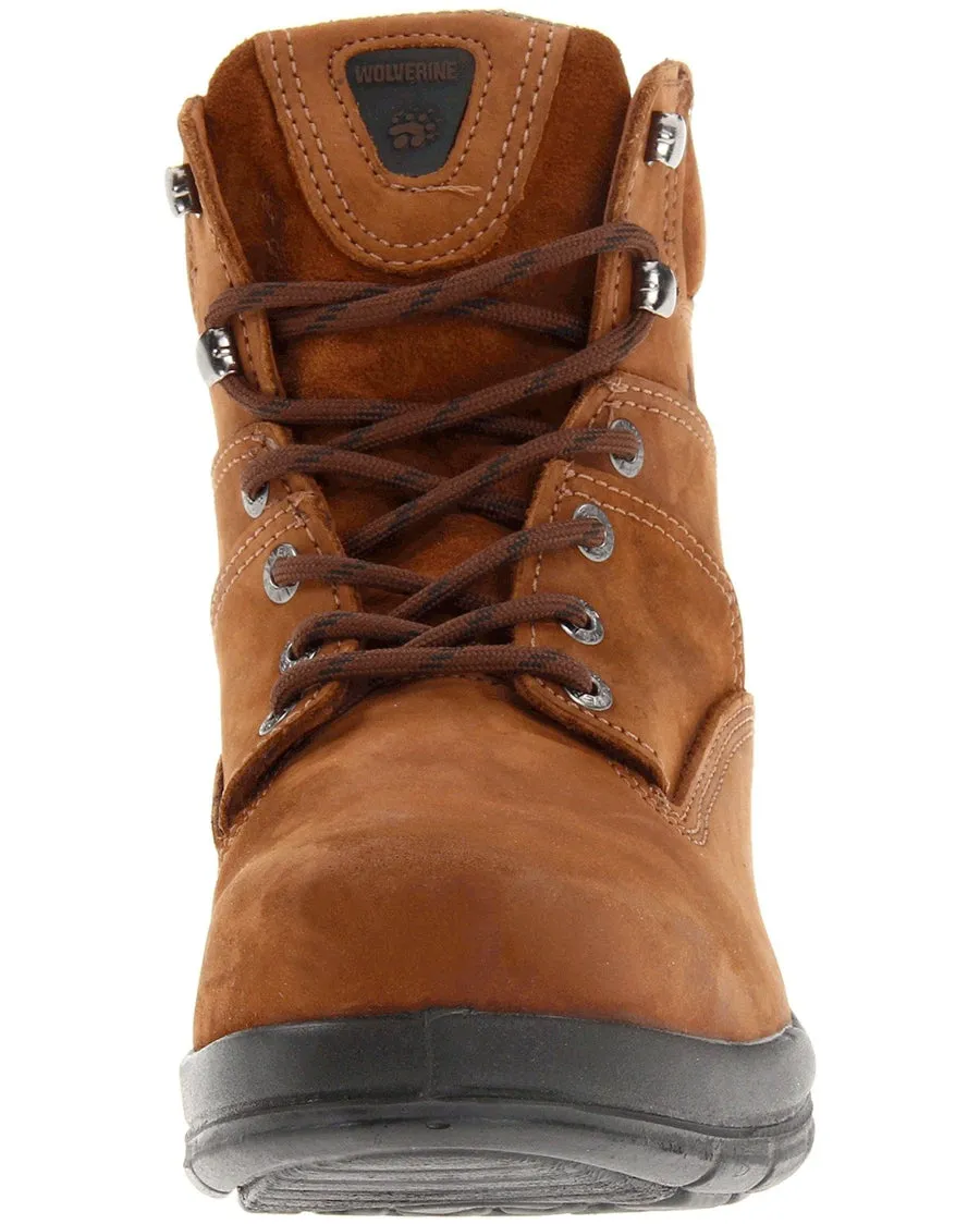 Men's 6" Steel-Toe Durashock Lace-Up Boots