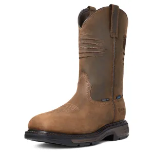 Men's Ariat WorkHog XT Patriot Waterproof Carbon Toe Workboot