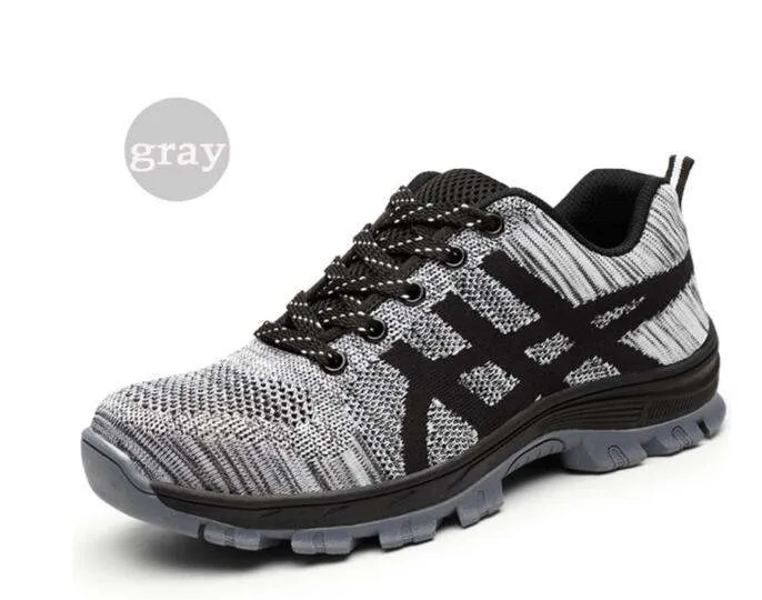 Men's Fly Woven Mesh Steel Toe Head