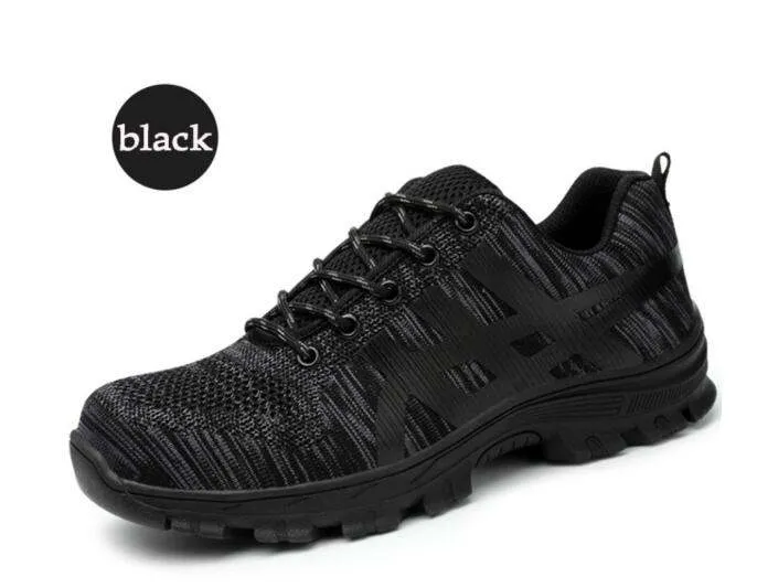 Men's Fly Woven Mesh Steel Toe Head