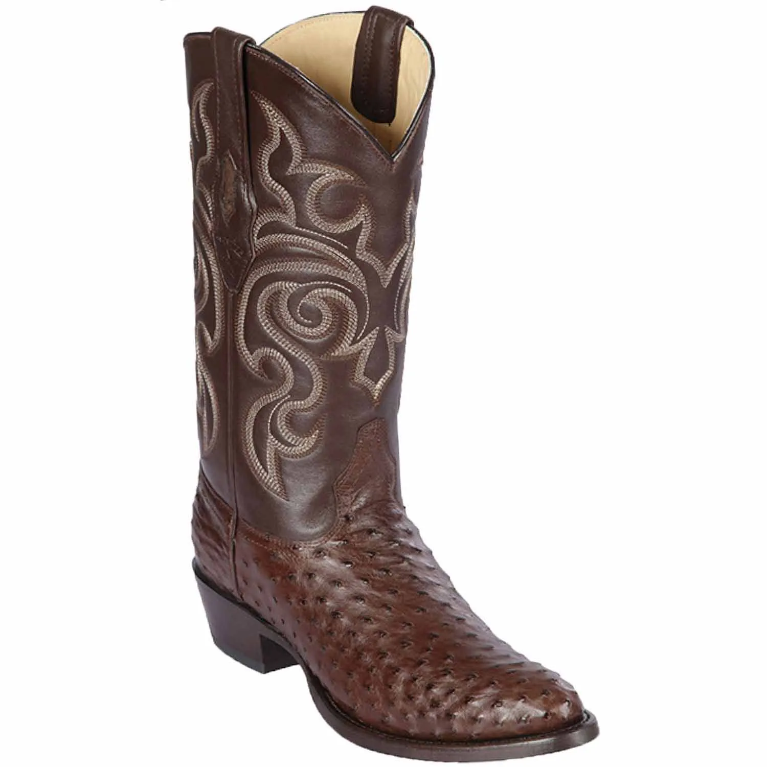 Men's Los Altos Original Ostrich Round Toe Boots 6503-A