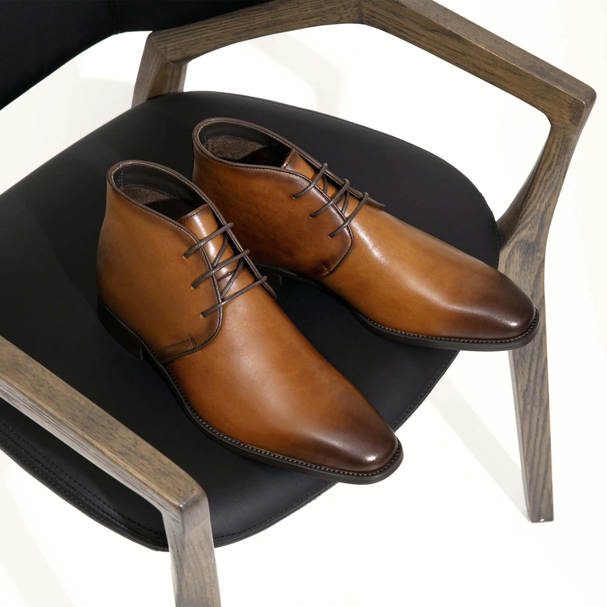 Men's Polish Retro Ankle Chukka boots | JOUSEN