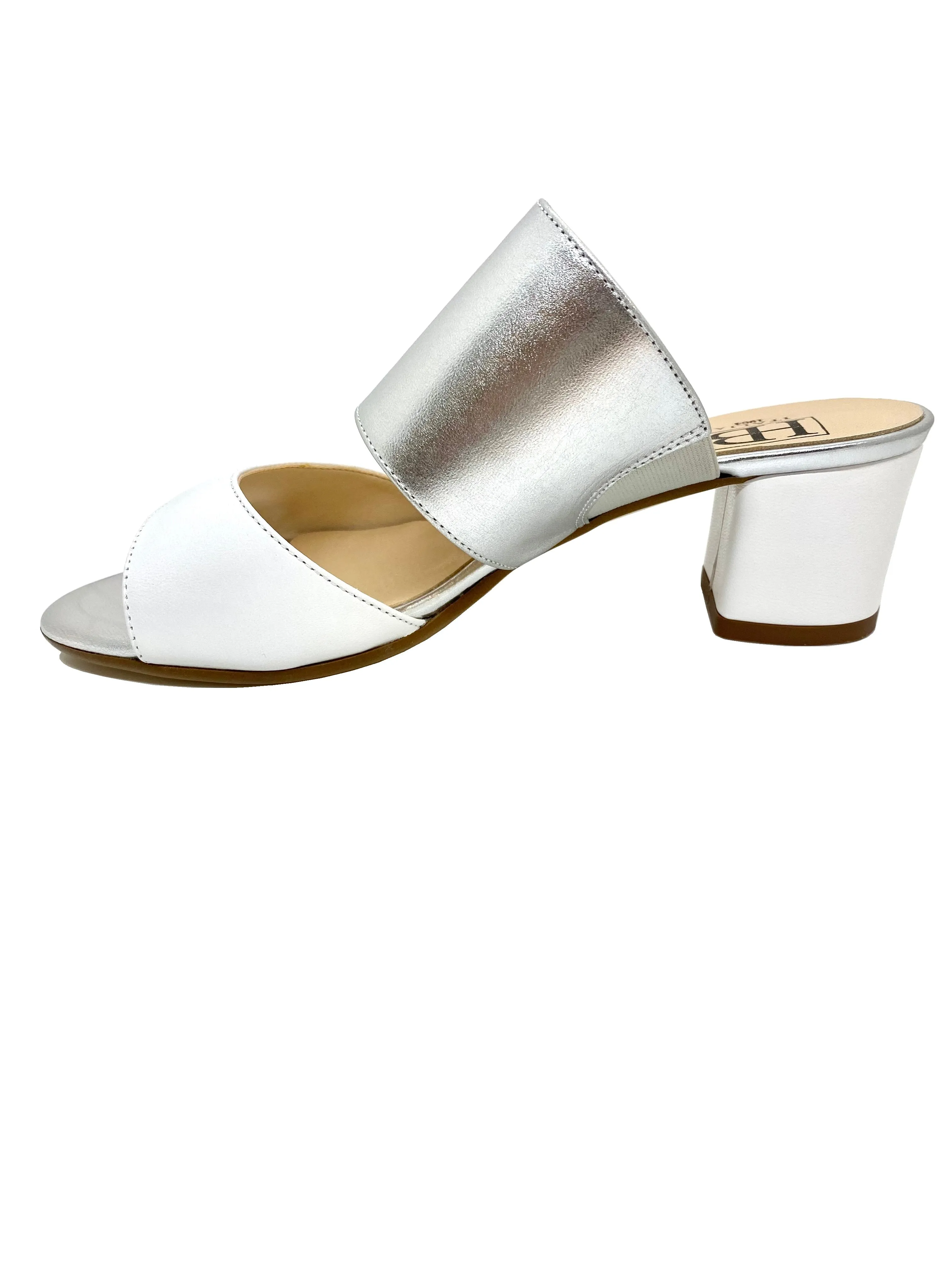 Mid Heel Mule Sandal