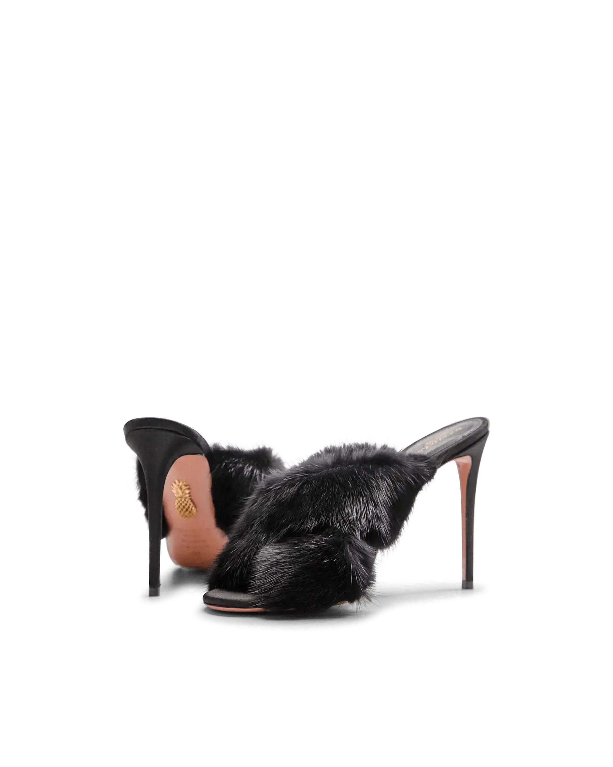 Mink Fur Mule