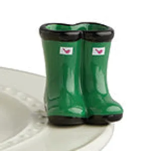 Nora Fleming Mini Jumpin' Puddles Rain Boots