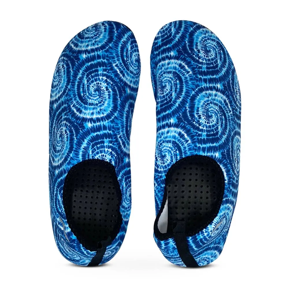 Norty MEN'S 8-13 WATER SKIN TIE DYE BLUE
