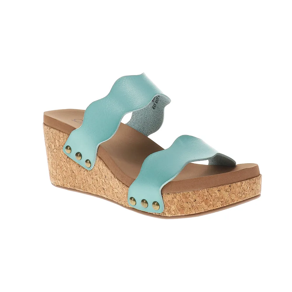 Obviously Studded Wedge Sandals